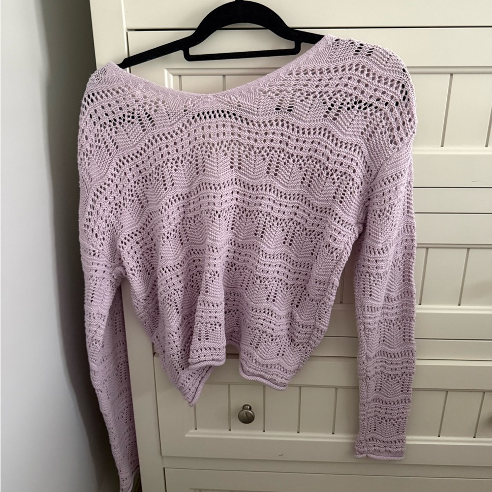 Jessica Simpson Lilac V-Neck Sweater